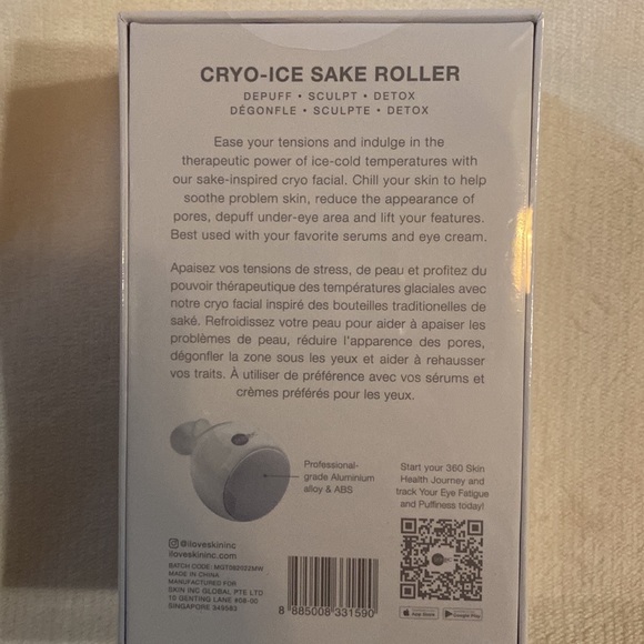Skin Inc Cryo-Ice Sake Roller - Picture 5 of 7
